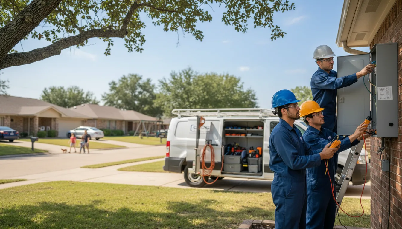 Certified electrician providing emergency electrical services in Bunker Hill, KS
